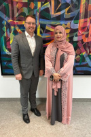 Ildar Galeyev meets Dr. Muna Al-Suwaidi, Head of the Culture and Creative Industries Sector of the UAE Ministry of Culture